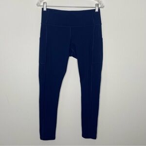 Ewedoos Blue Side Pocket Leggings